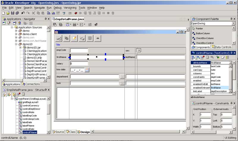 Installing OpenSwing components palette in Eclipse 3.x or WebSphere Studio IDEs